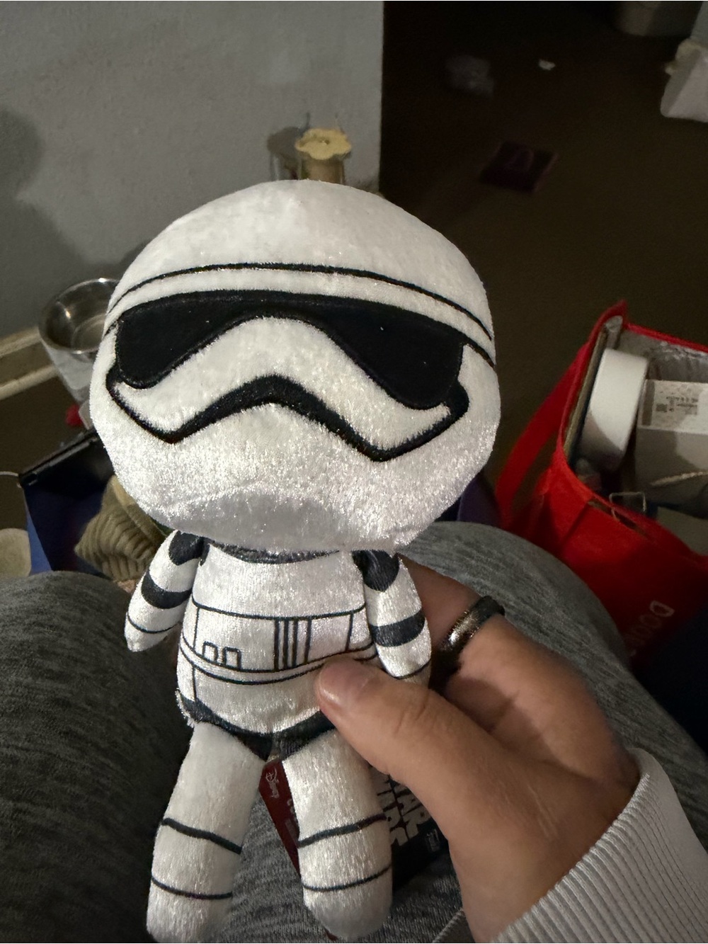 Star Wars White and Black Plush Stormtrooper Stuffed Toy